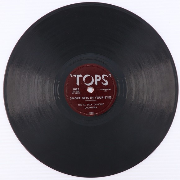 Albert Sack, Smoke Gets in Your Eyes, Dancing in the Dark 10" 78 rpm Record 1023 - Picture 2 of 14